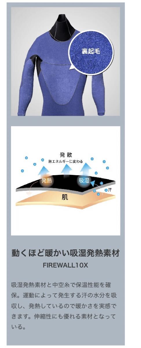 【未使用】オニール LCZ LTD 5/3mm セミドライ LBサイズ ロングチェストジップ セミドライ_画像5