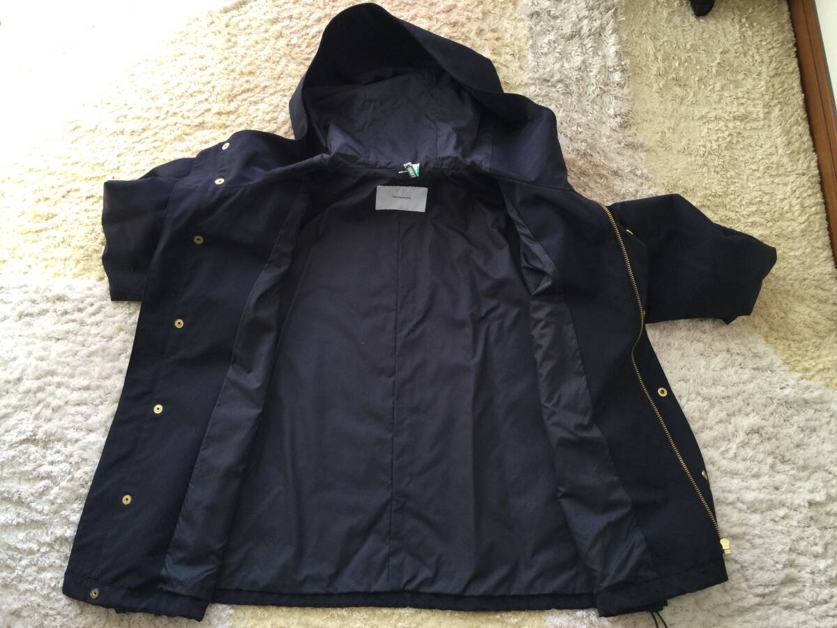 フレームワーク　FRAMEWORK 総裏地フード付きジャケット　ネイビー　サイズ38 ジャンパー_画像3