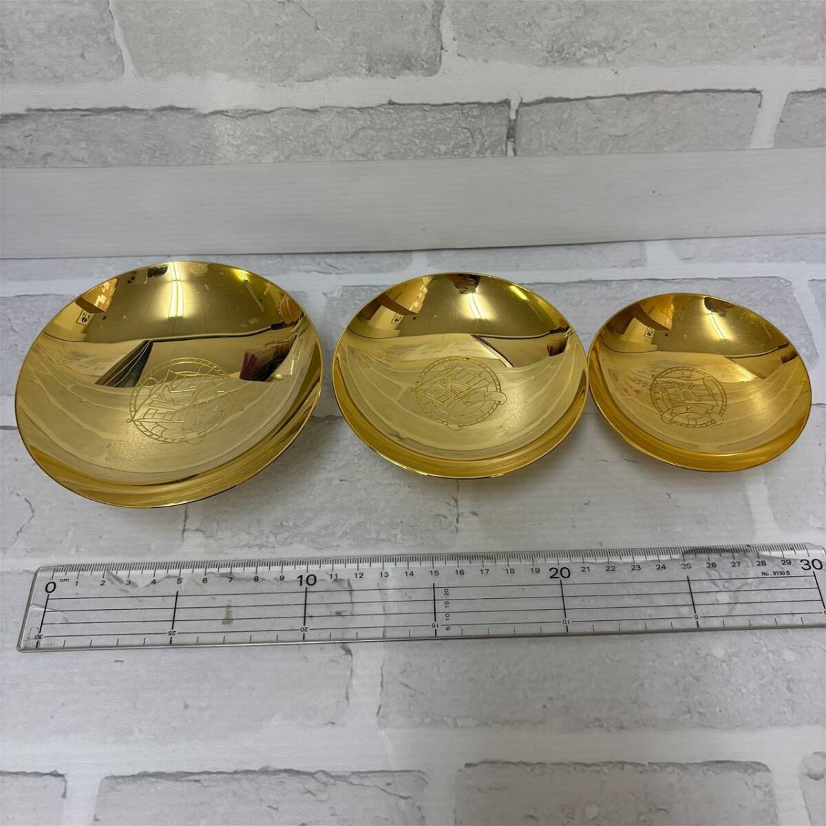 【T1103】24KGP 金杯 まとめ 約 374.6g 金盃 金杯 レトロ アンティーク ヴィンテージ コレクション_画像2