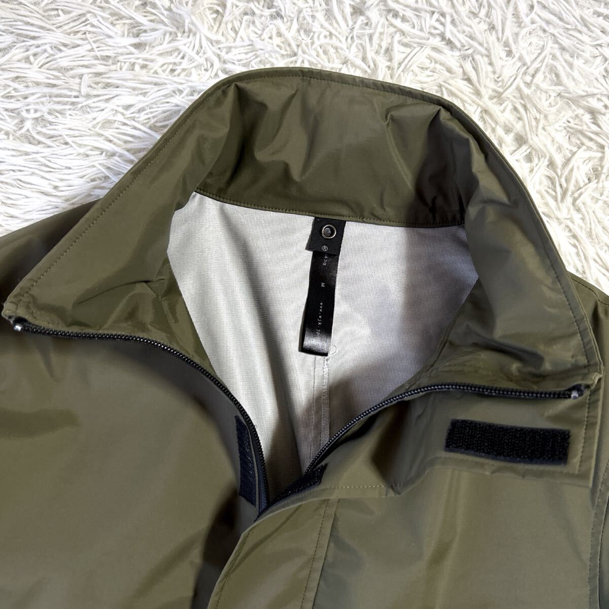 【美品】wjk Breathtec mods ブリザテック モッズコート ナイロン ミリタリー 防風 透湿 防水 日本製 カーキ M_画像5