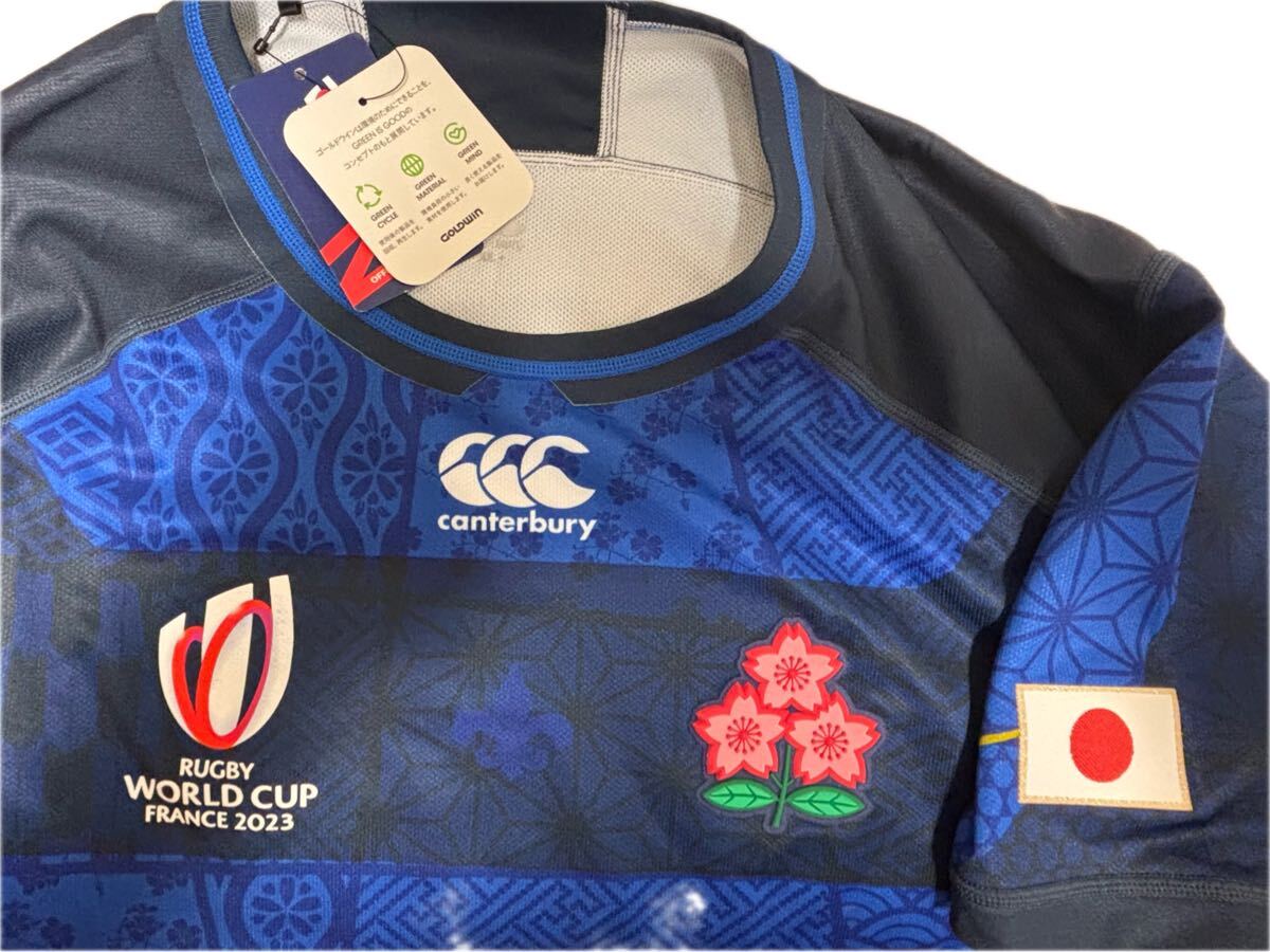 新品未使用 カンタベリー 日本代表レプリカジャージ アウエー RWC2023 サイズXL_画像7