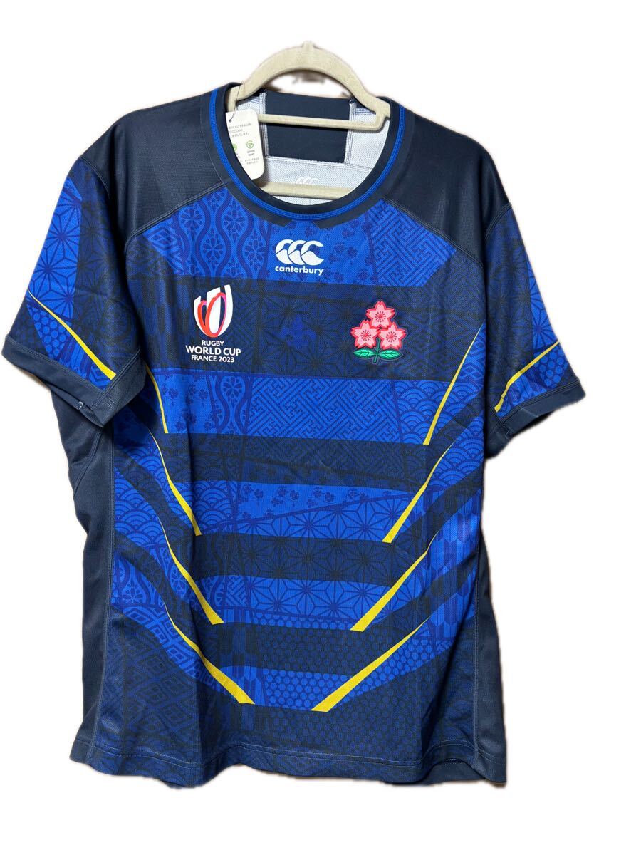 新品未使用 カンタベリー 日本代表レプリカジャージ アウエー RWC2023 サイズXL_画像1