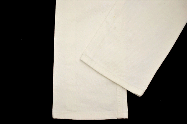 K-5118★送料無料★BURBERRY BLACK LABEL バーバリー ブラックレーベル★正規品 白ホワイトデニム ストレッチ スリム パンツ ジーンズ 79cm_画像8