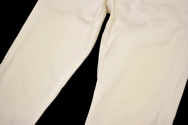 K-5118★送料無料★BURBERRY BLACK LABEL バーバリー ブラックレーベル★正規品 白ホワイトデニム ストレッチ スリム パンツ ジーンズ 79cm_画像7