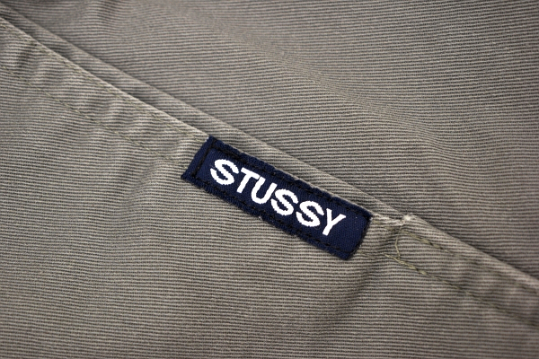 K-5122★送料無料★OLD STUSSY ステューシー★紺タグ アメリカ USA製 ヴィンテージ グレー コットンイージーパンツ L_画像8