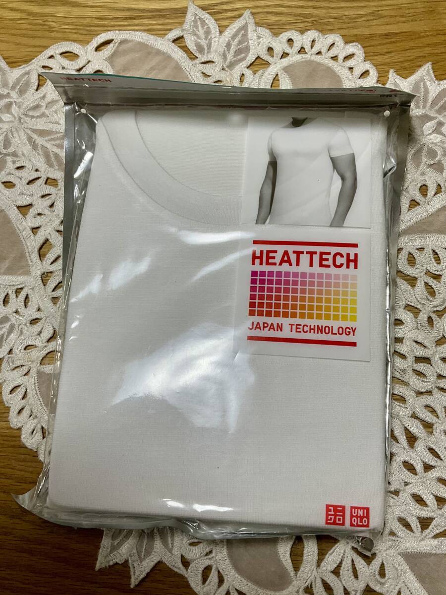 未使用 UNIQLO/ユニクロ ヒートテック　クルーネックT（半袖）＆タイツ　メンズ MEN　Sサイズ　2枚　未開封　匿名配達_画像4