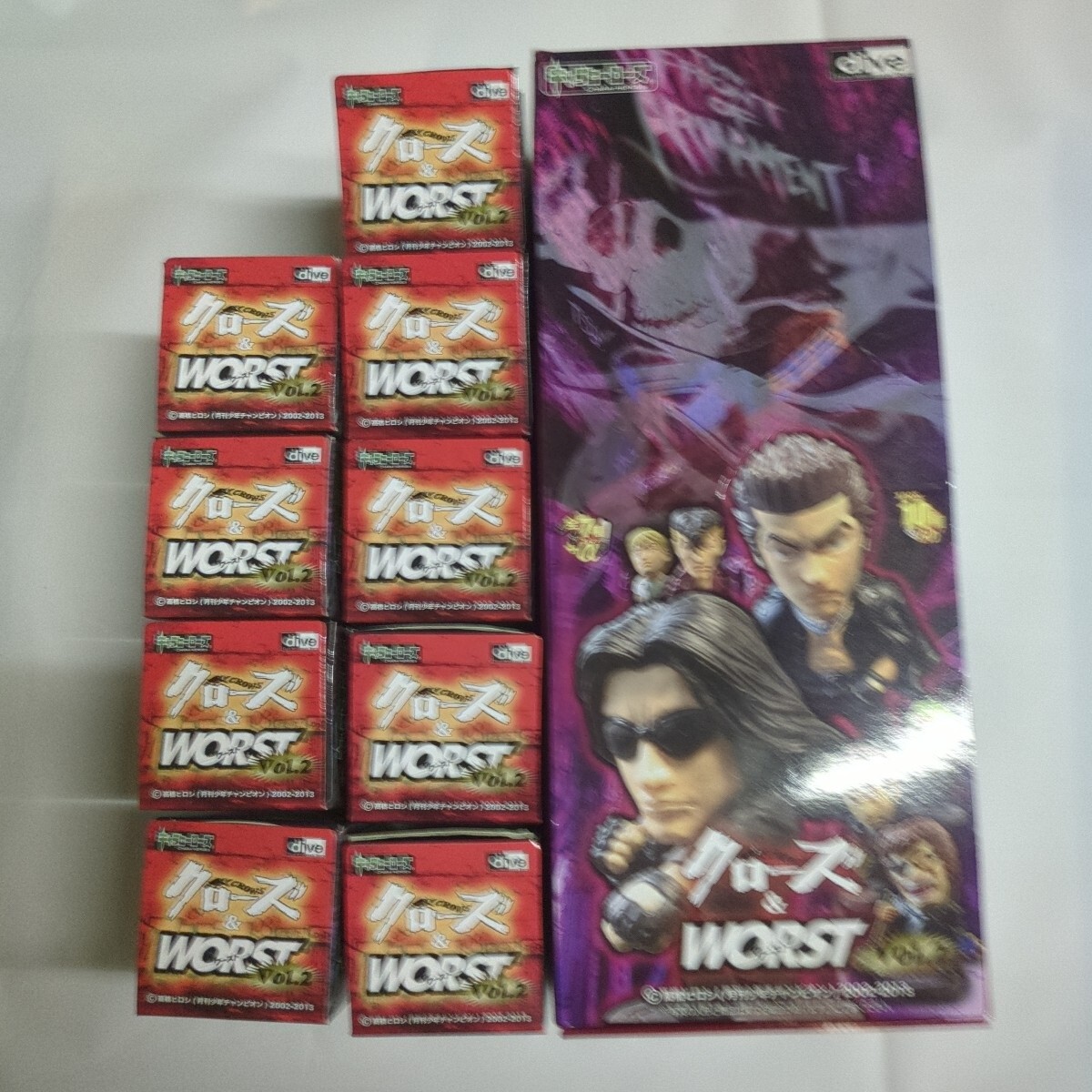 送料無料 キャラヒーローズ クローズ&ワースト Vol.2 シークレット込全8種+BOX購入特典 菅田和志 フィギュア WORST_画像1