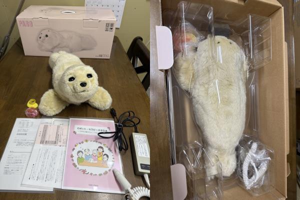 美品 PARO パロ アザラシ型セラピーロボット　ゴールド　知能システム メンタルコミットロボット _画像1