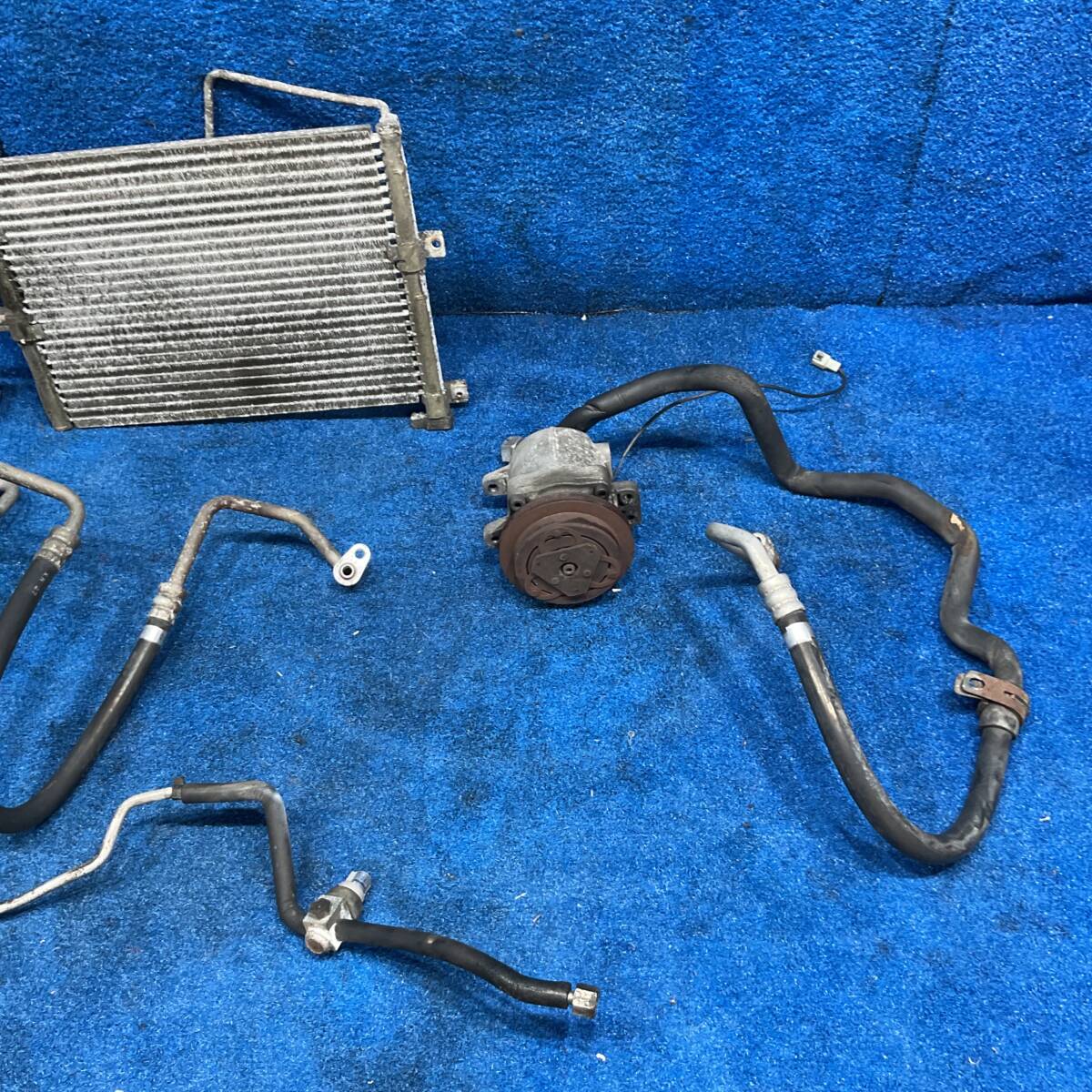 [AK-0032097][F] H3 スズキ カプチーノ EA11R　『　エアコン コンプレッサー エバポレーター コンデンサー 配管 セット　』　614863_画像4
