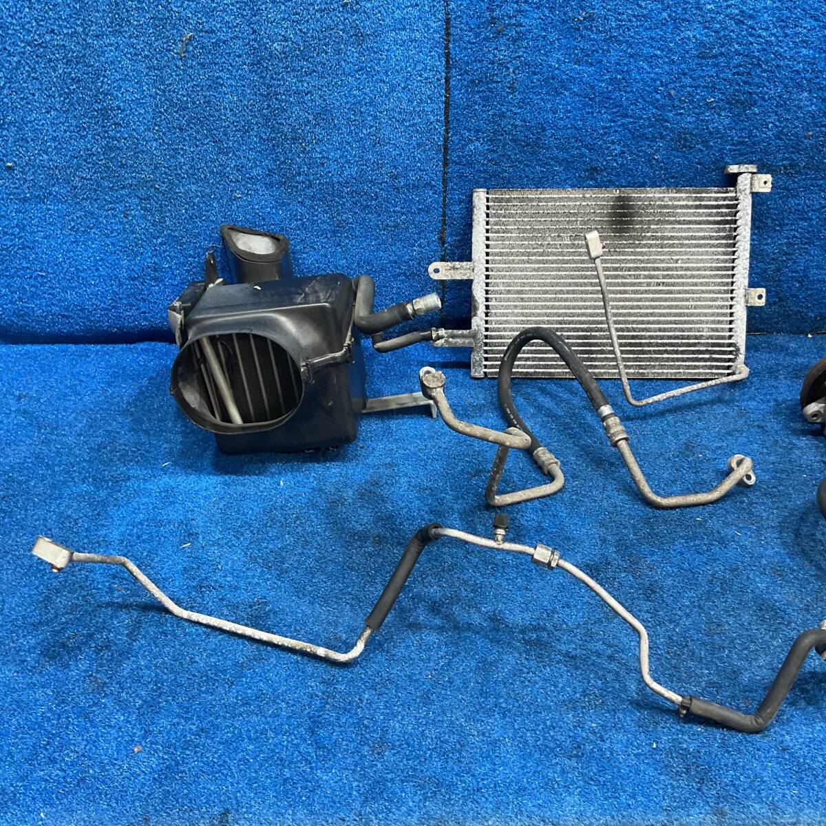 [AK-0032097][F] H3 スズキ カプチーノ EA11R　『　エアコン コンプレッサー エバポレーター コンデンサー 配管 セット　』　614863_画像3