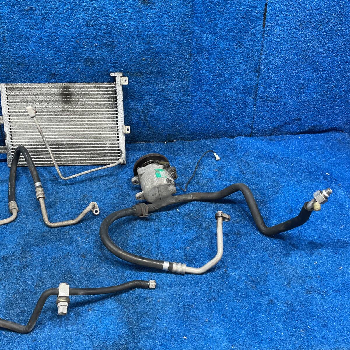 [AK-0032097][F] H3 スズキ カプチーノ EA11R　『　エアコン コンプレッサー エバポレーター コンデンサー 配管 セット　』　614863_画像6