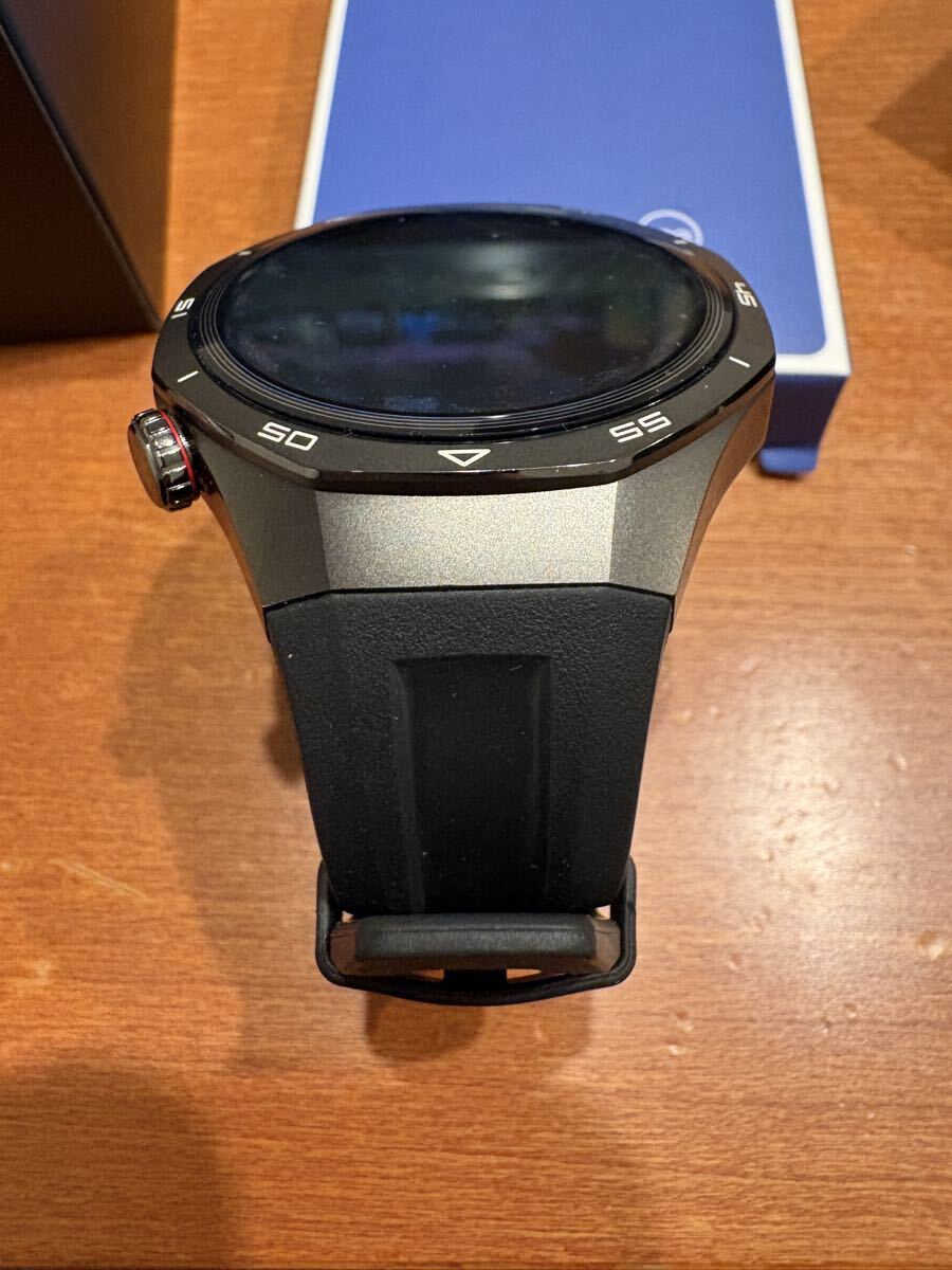 【美品・おまけ付き】ファーウェイ スマートウォッチ HUAWEI WATCH GT 5 Pro 46mm ブラック ゴルフナビ_画像3