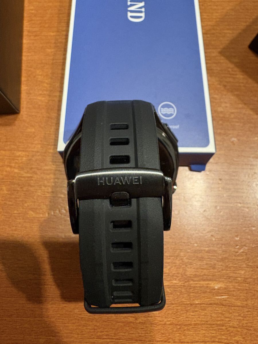 【美品・おまけ付き】ファーウェイ スマートウォッチ HUAWEI WATCH GT 5 Pro 46mm ブラック ゴルフナビ_画像4