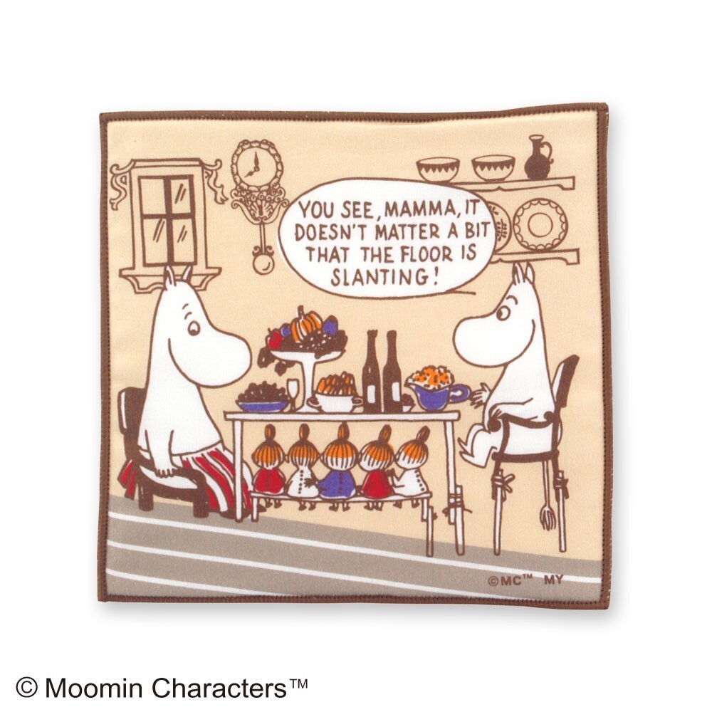 ムーミン ミニハンカチ パーティ MOOMIN 15x15cm リトルミイ ハンドタオル クリックポスト可_画像1