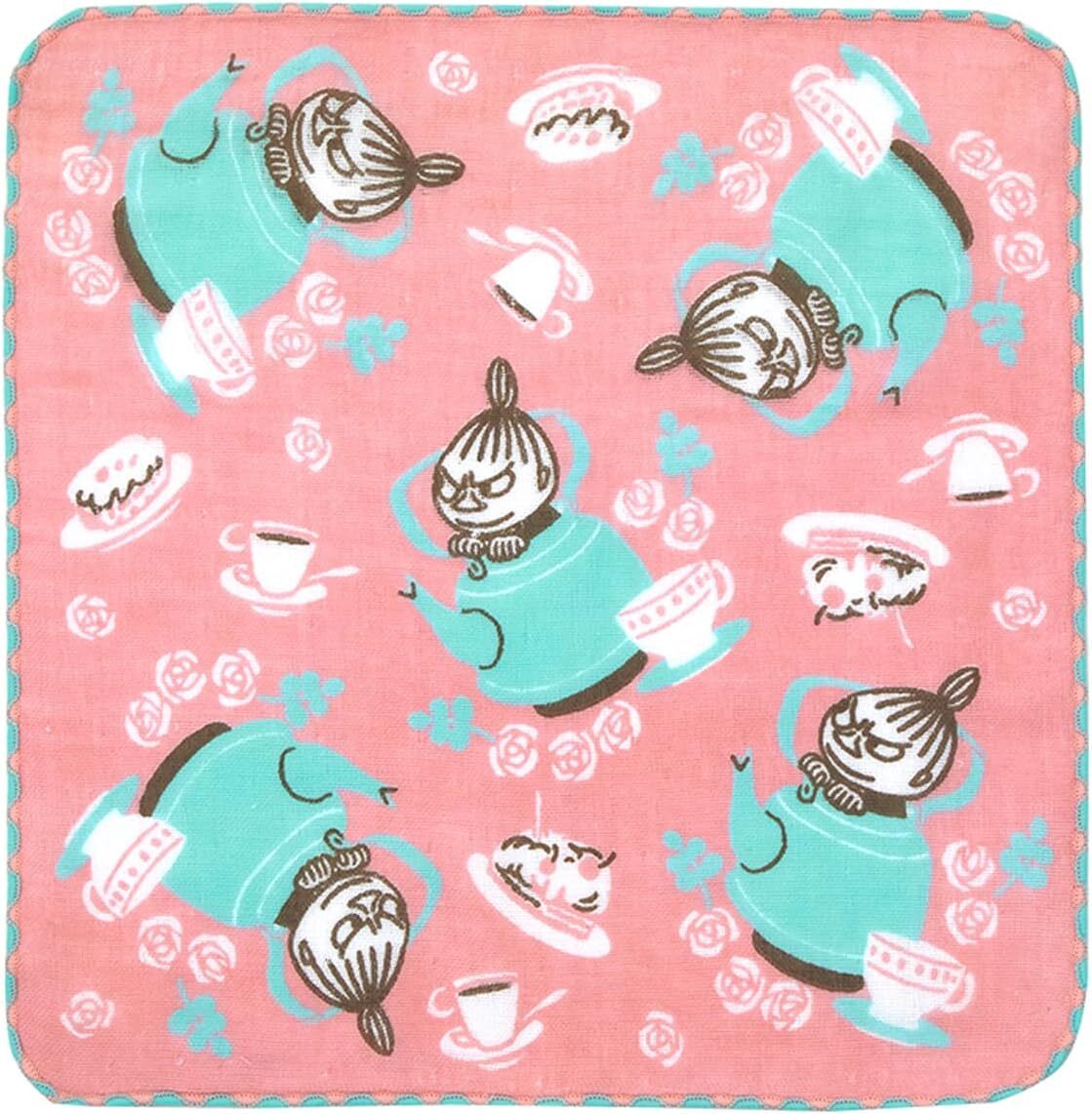 ムーミン ガーゼパイルハンカチ 春 リトルミイ＆ティー MOOMIN リトルミイ ハンドタオル メール便対応_画像2