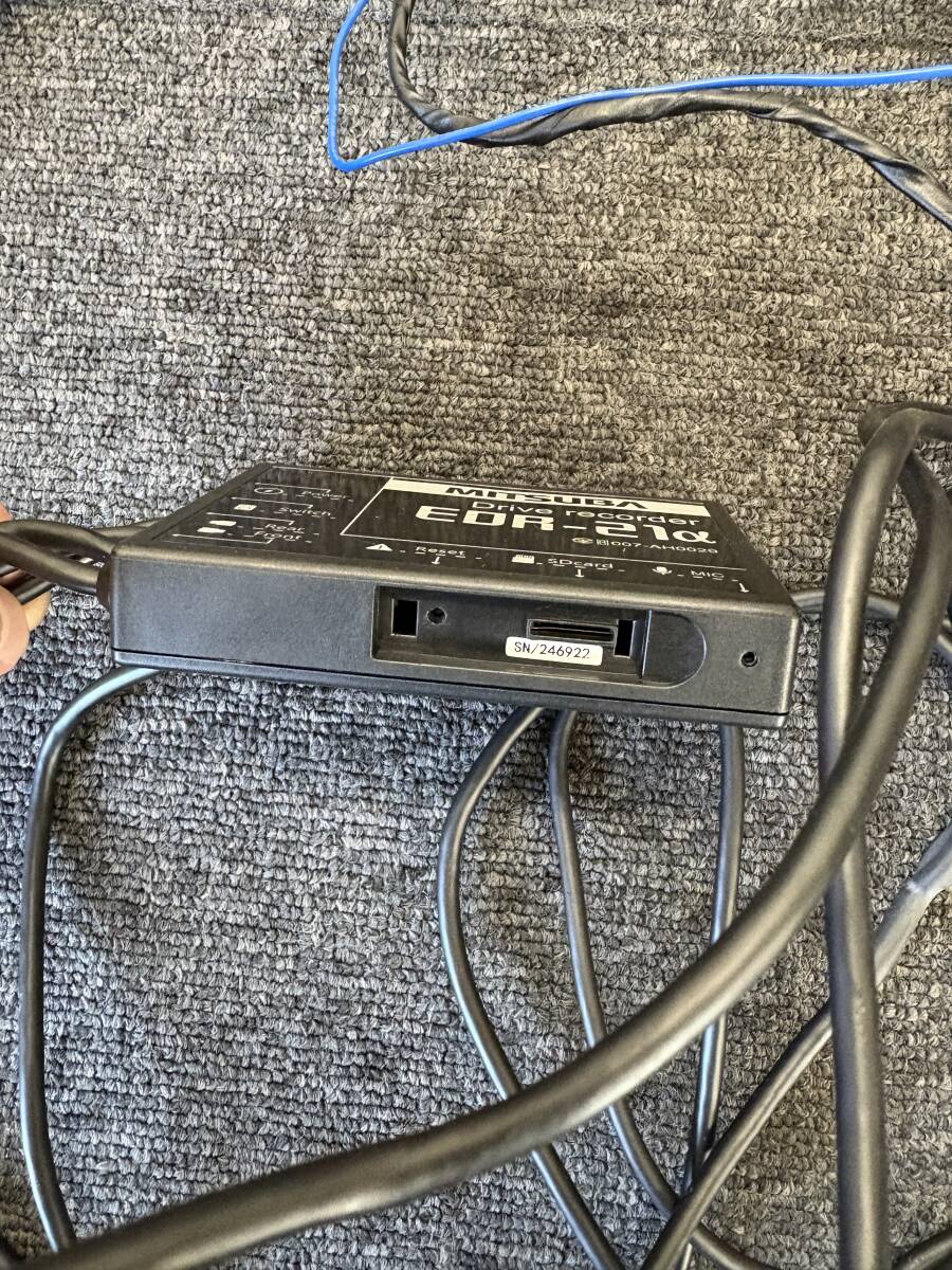 MITSUBA ミツバサンコーワ バイク用 ドライブレコーダー EDR-21 α 前後カメラ EDR-21a EDR21a 二輪 ドライブレコーダー ドラレコ_画像3