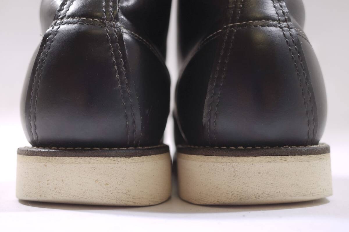 極上革質 REDWING 99年製/幻のLEGEND刻印 四角犬タグ/オリジナル 8179 8.5EE 使用回数の少ない美品 アイリッシュセッター 黒/ブラック 9874_画像5