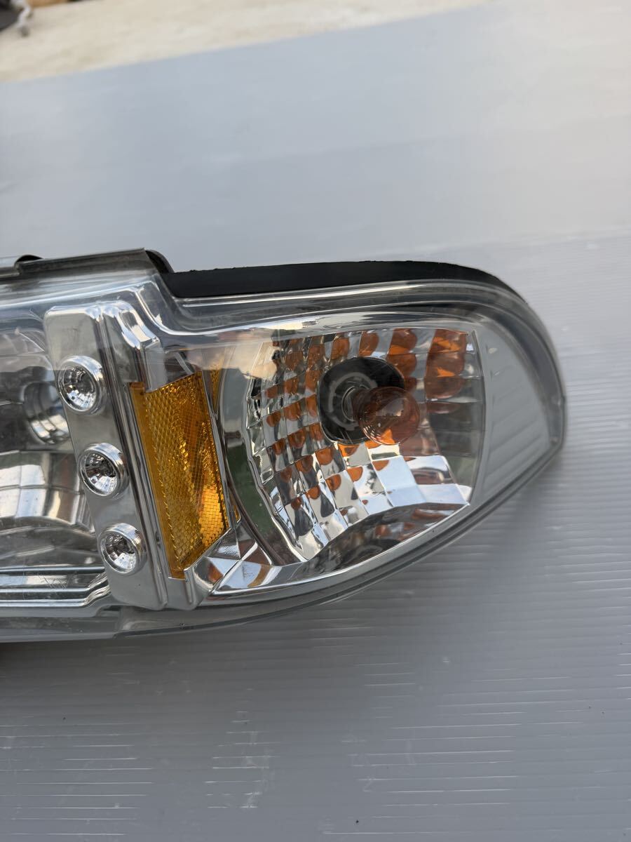 美品 カプリス ロードマスター 96-94y インパラSS クリスタル ヘッドライト ランプ ライトコーナー セット 91-96y_画像5