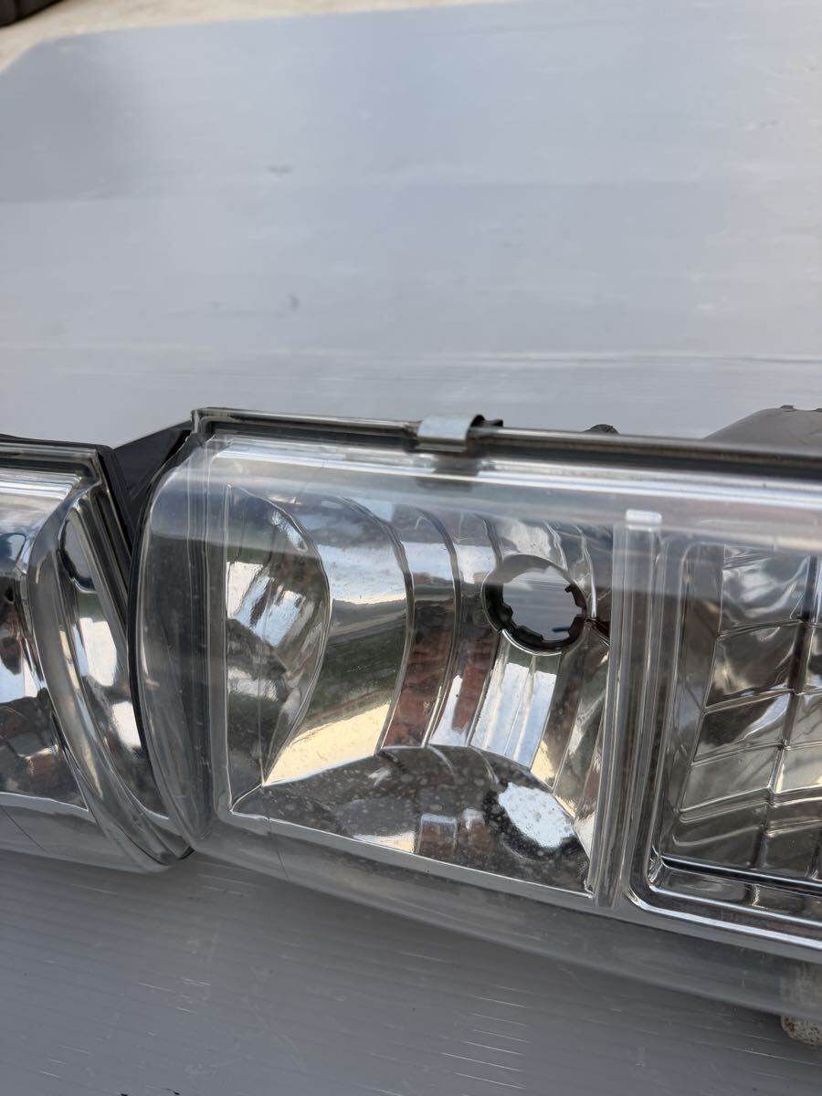 美品 カプリス ロードマスター 96-94y インパラSS クリスタル ヘッドライト ランプ ライトコーナー セット 91-96y_画像6