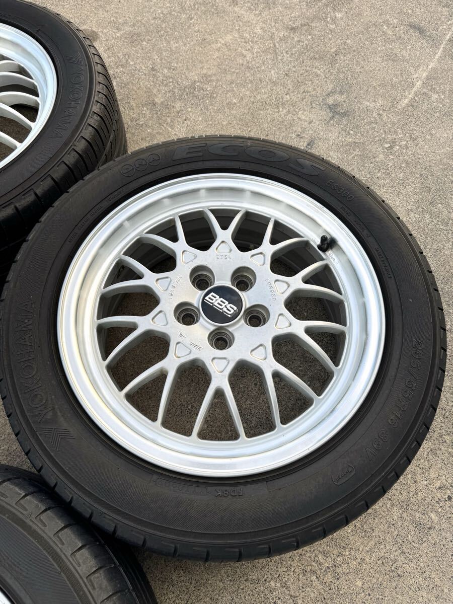 BBS製 16インチ アルミホイール 16x6.5J +55 ハブ56 PCD100 SUBARUスバル純正 インプレッサ エクシーガ レガシィ等 _画像3