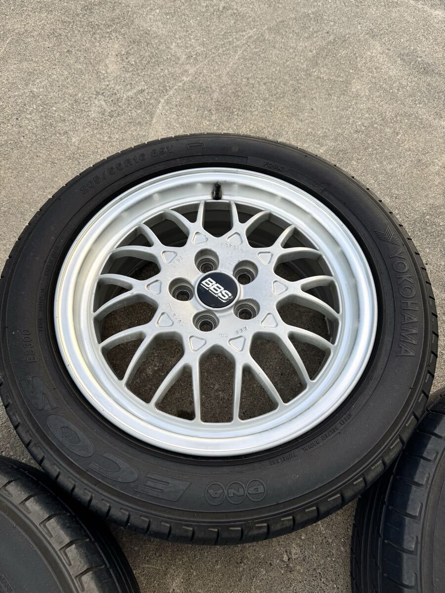 BBS製 16インチ アルミホイール 16x6.5J +55 ハブ56 PCD100 SUBARUスバル純正 インプレッサ エクシーガ レガシィ等 _画像4