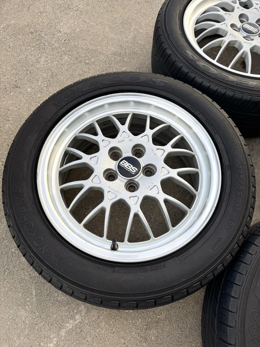 BBS製 16インチ アルミホイール 16x6.5J +55 ハブ56 PCD100 SUBARUスバル純正 インプレッサ エクシーガ レガシィ等 _画像5