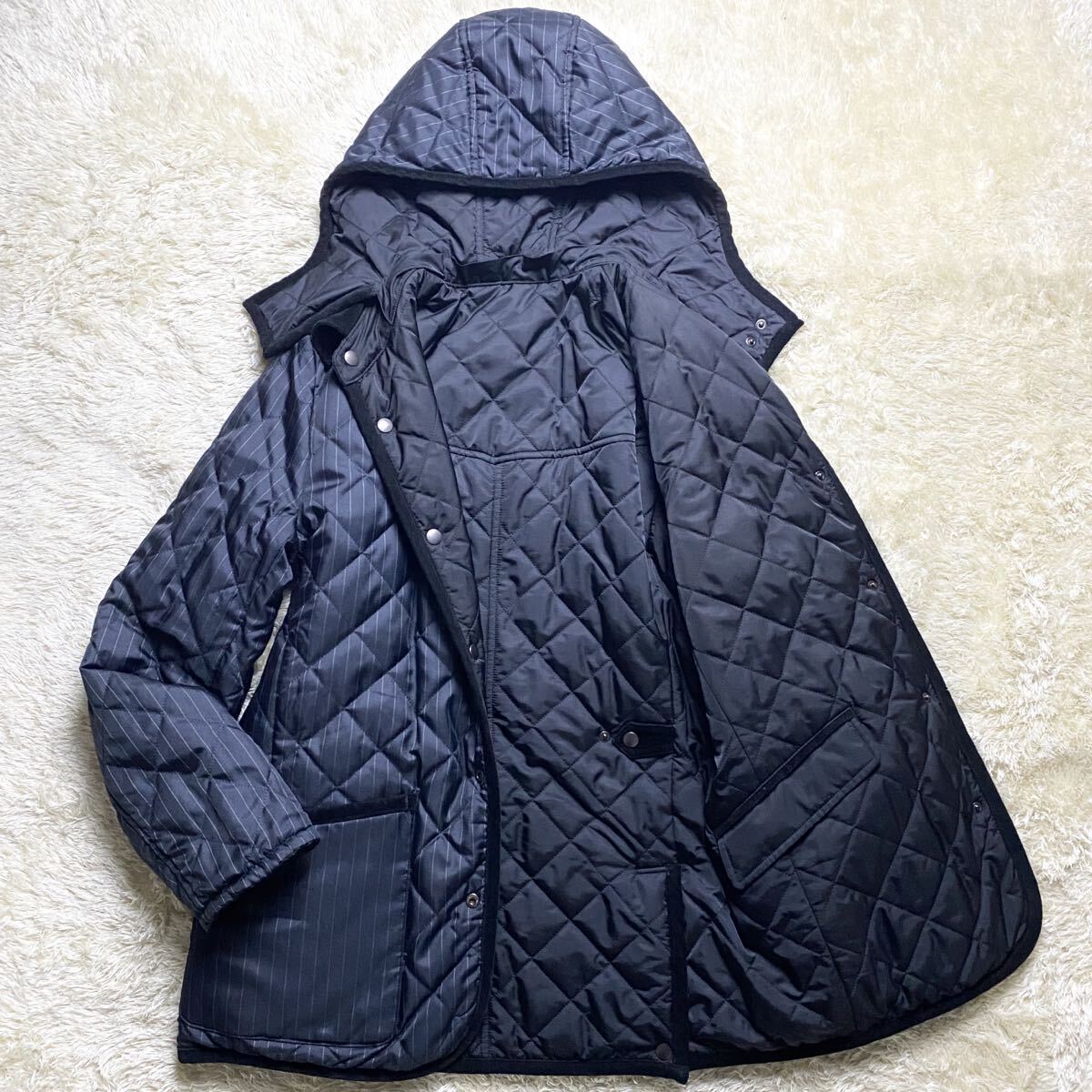 極美品/3way◎【驚愕の使いこなし】TAKEO KIKUCHI タケオキクチ ダウンジャケット コート キルティング リバーシブル フード脱着可 Lサイズ_画像1