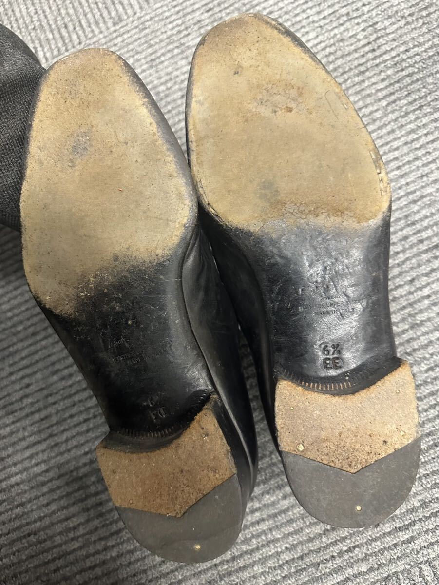 Salvatore Ferragamo/BALLY/他 高級レザーシューズ まとめ売り 7足セット 現状品 革靴 6.5E~7サイズ相当 プレミアム_画像3