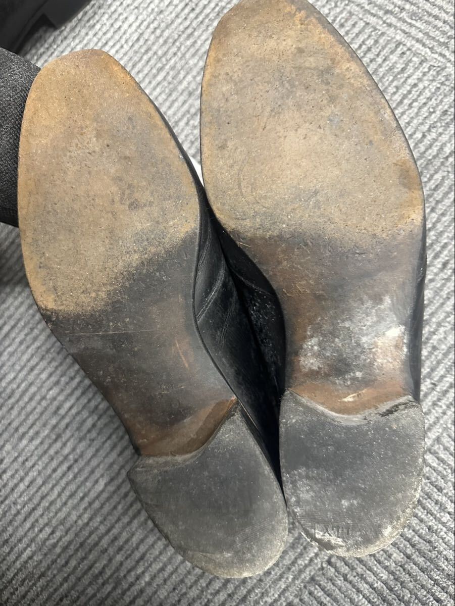 Salvatore Ferragamo/BALLY/他 高級レザーシューズ まとめ売り 7足セット 現状品 革靴 6.5E~7サイズ相当 プレミアム_画像7