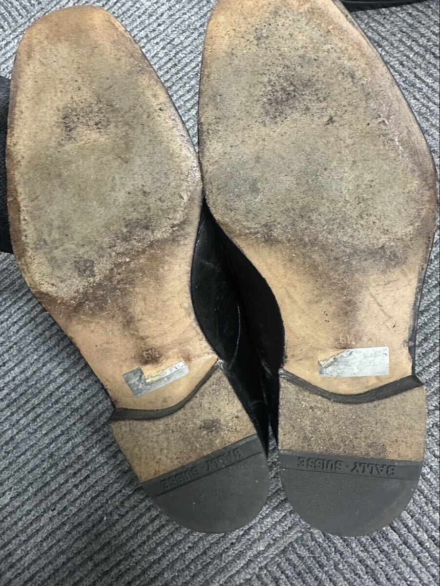 Salvatore Ferragamo/BALLY/他 高級レザーシューズ まとめ売り 7足セット 現状品 革靴 6.5E~7サイズ相当 プレミアム_画像9