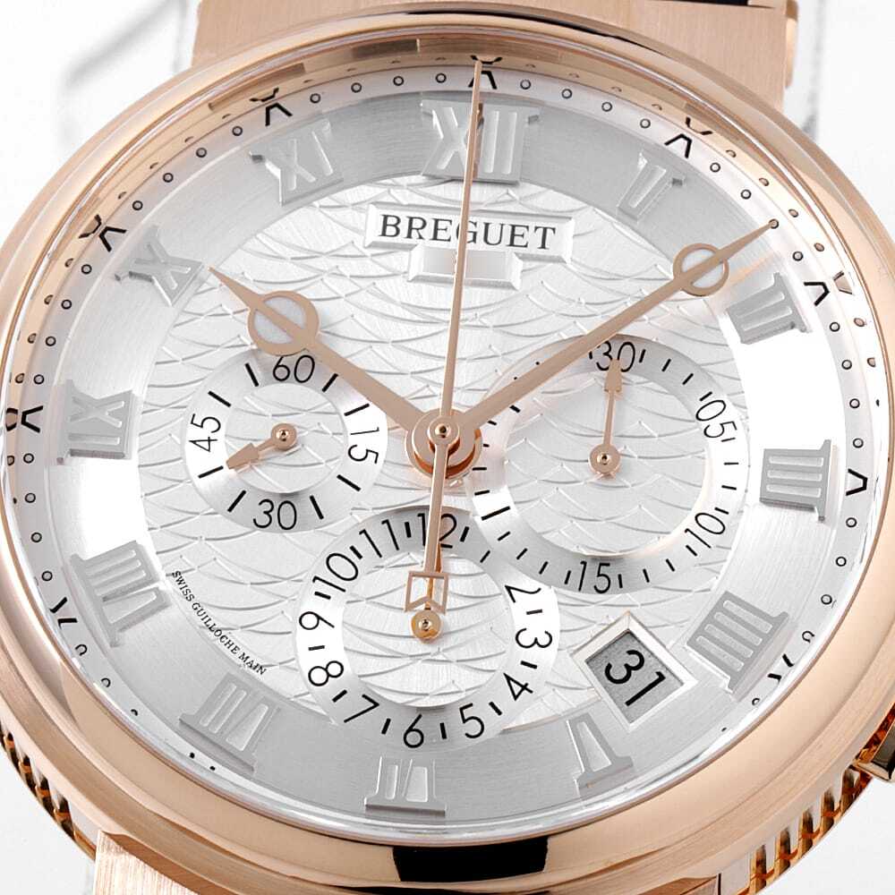 ブレゲ マリーン クロノグラフ 5527 5527BR/12/5WV 中古 メンズ 腕時計 1MUVBCAU0001_画像7