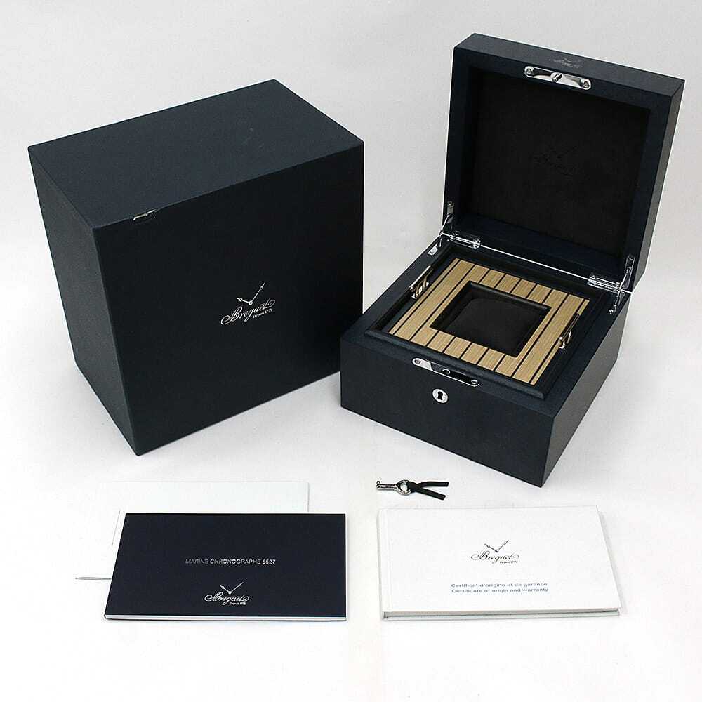 ブレゲ マリーン クロノグラフ 5527 5527BR/12/5WV 中古 メンズ 腕時計 1MUVBCAU0001_画像9