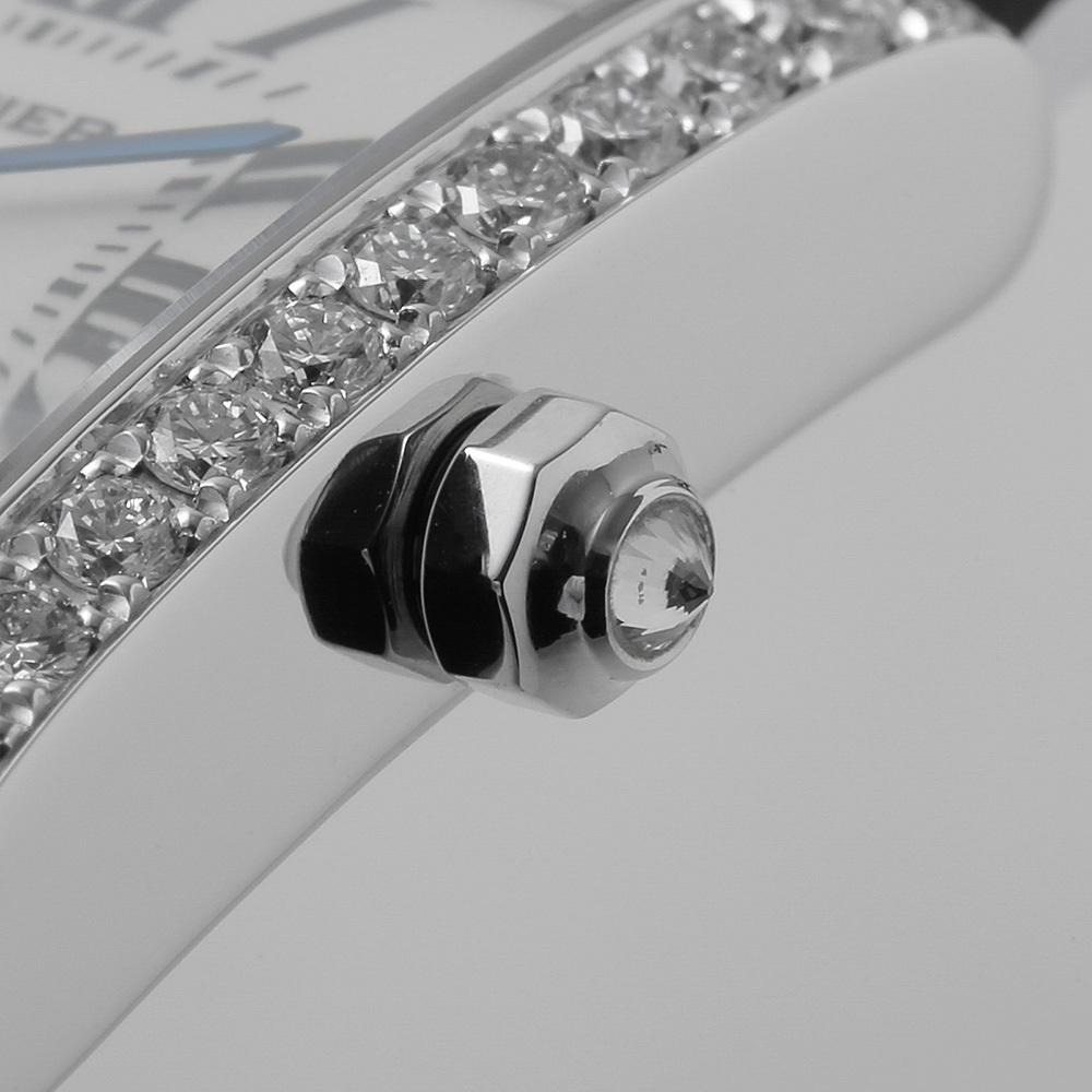 カルティエ タンクフランセーズ SM サイドダイヤ WE100251 中古 レディース 腕時計 13A3CAAU0050_画像7