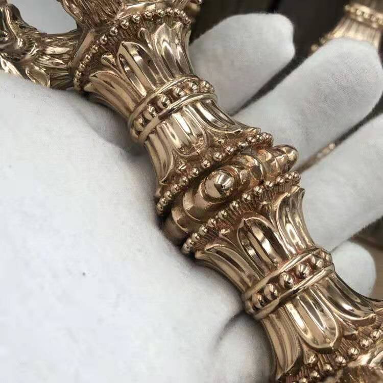  первоклассный товар [.. закон . храм . для предметы для домашнего буддийского алтаря ] 4 большой Akira .... медный полировальный отделка 22cm