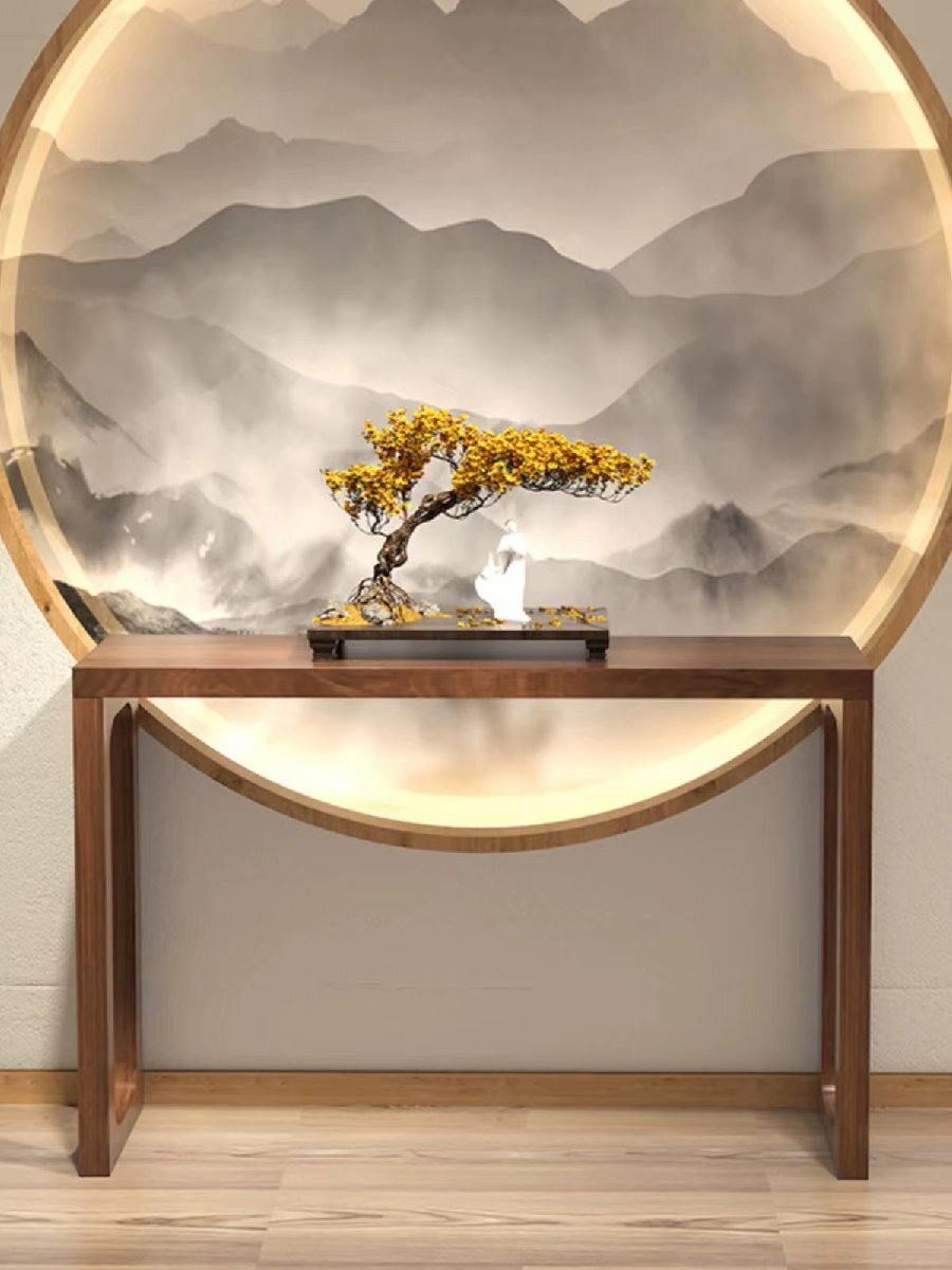  сильно рекомендация * под старину дизайн пристенный столик стойка под телефон стол стенд для вазы li ведро из дерева вход стол боковой стол натуральное дерево ширина 80cm