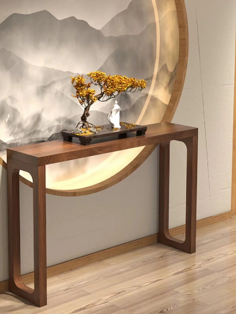  сильно рекомендация * под старину дизайн пристенный столик стойка под телефон стол стенд для вазы li ведро из дерева вход стол боковой стол натуральное дерево ширина 80cm