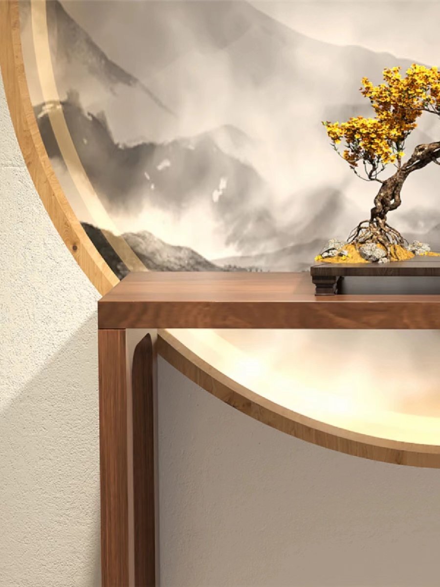  сильно рекомендация * под старину дизайн пристенный столик стойка под телефон стол стенд для вазы li ведро из дерева вход стол боковой стол натуральное дерево ширина 80cm