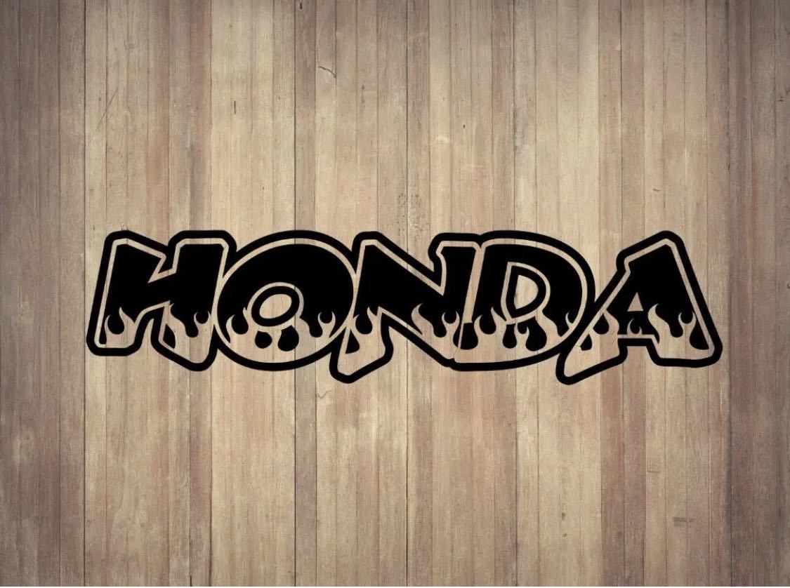【HONDAファイアロゴステッカー2枚】横12㎝ご希望のカラー_画像1