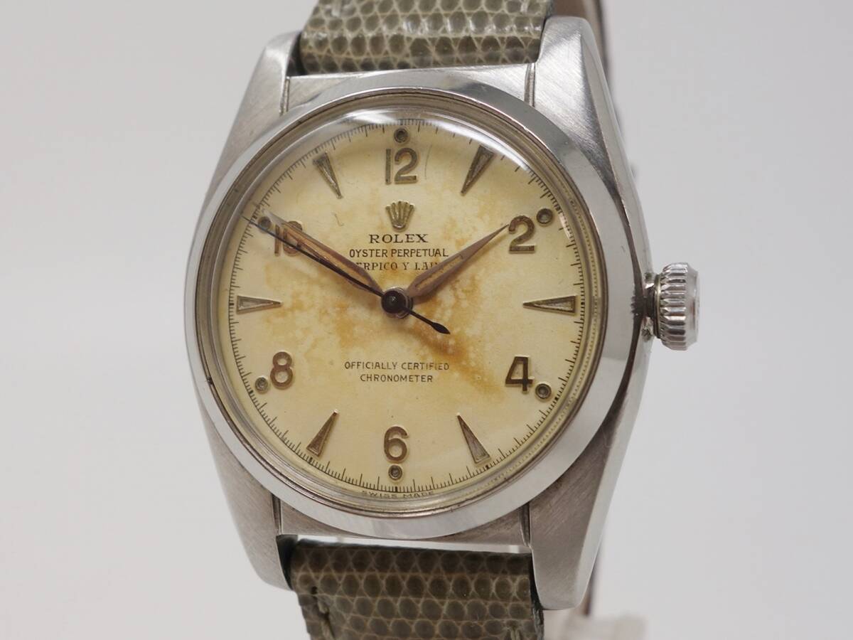 ROLEX ロレックス オイスターパーペチュアル バブルバック AT/自動巻 Ref.5050_画像4