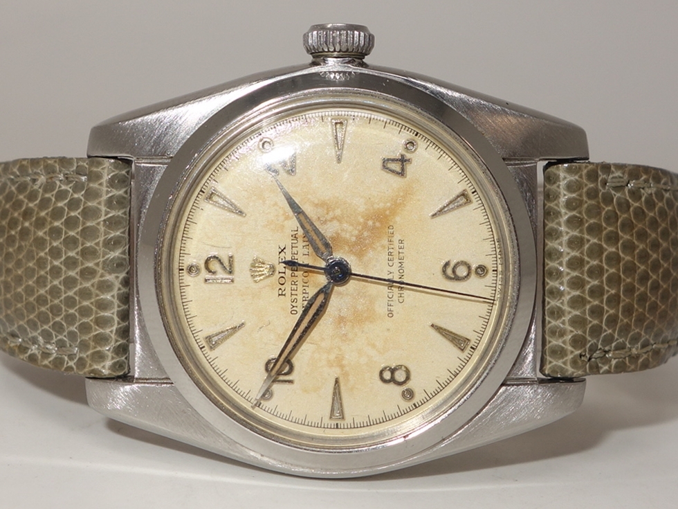 ROLEX ロレックス オイスターパーペチュアル バブルバック AT/自動巻 Ref.5050_画像2