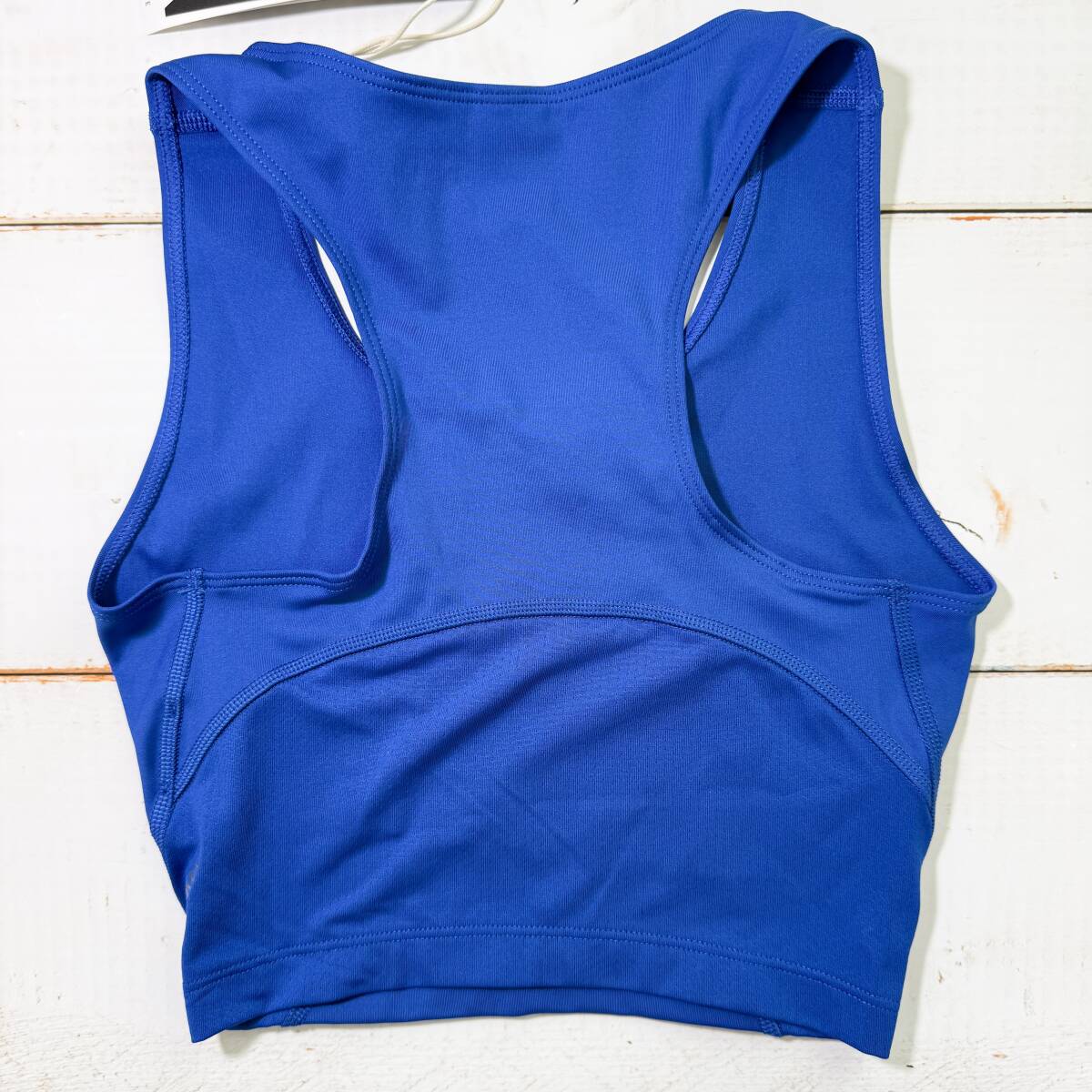 【即決】adidas Adizero アディダス 女子 陸上 クロップトップ レーシングブルマ Royal 海外2XSサイズ_画像2