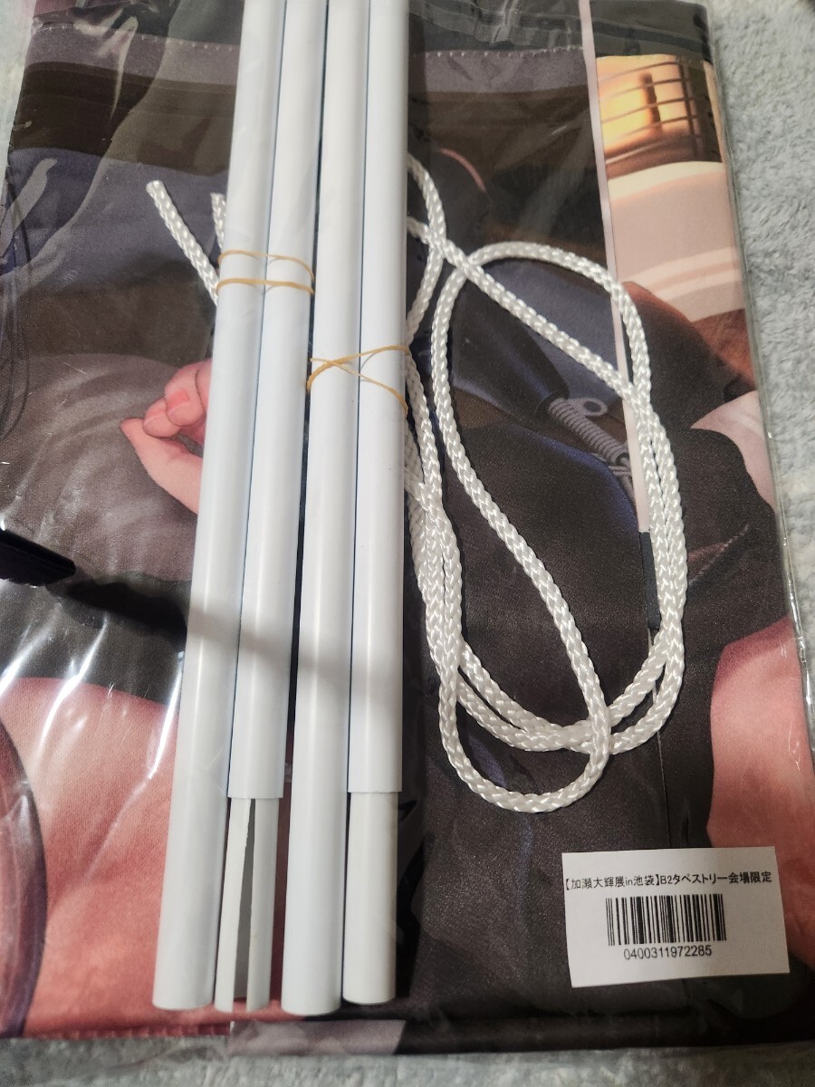 加瀬大輝展 未開封 同梱不可 B2サイズ Wスエード タペストリー_画像2