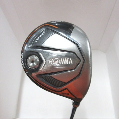 ■本間ゴルフ■TOUR WORLD TW747■3W■15■S■VIZARD FP-6■中古■_画像1