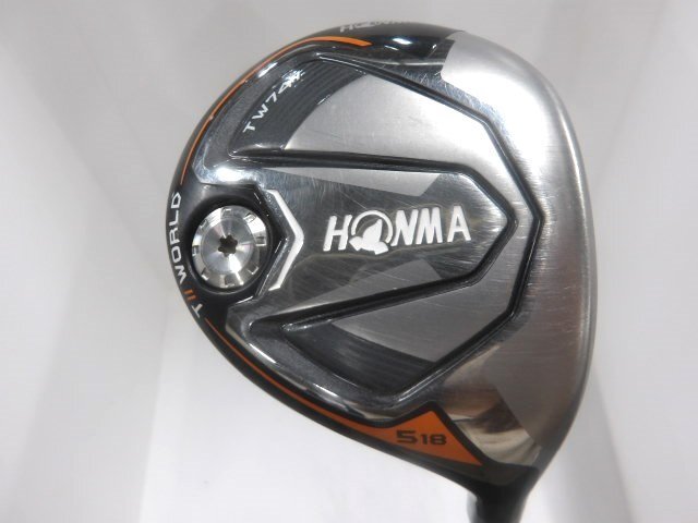 ■本間ゴルフ■TOUR WORLD TW747■5W■18■S■VIZARD FP-6■中古■_画像1