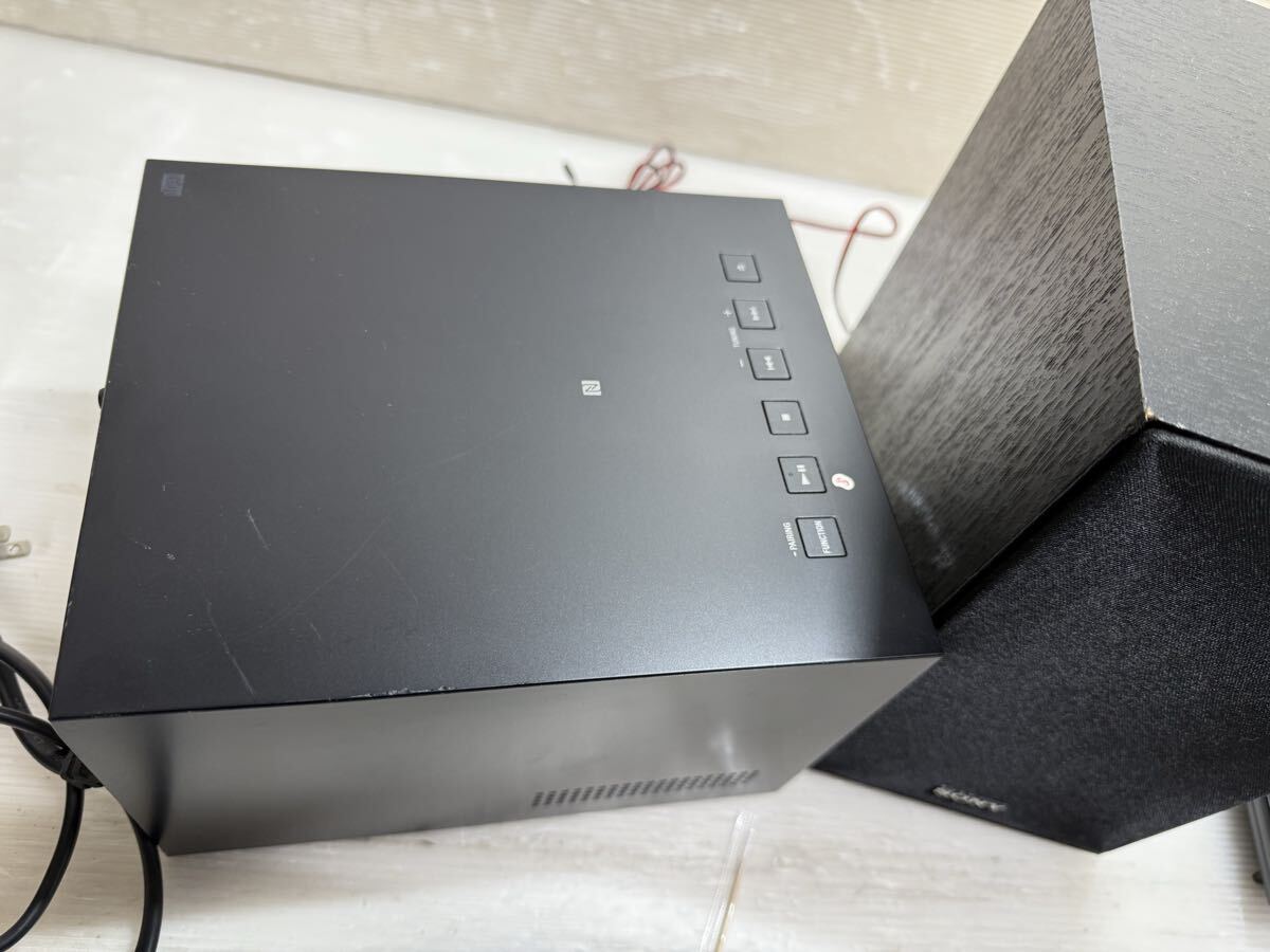 SONY ソニー ホームオーディオシステム CMT-SBT40 リモコン付き CD再生確認済み その他は、動作未確認になります 中古現状品_画像9