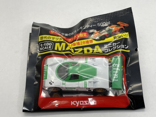 ■★サークルＫサンクス　MAZDA（マツダ） ミニカーコレクション　787B（1/100）（白/緑/KYOSHO）_画像4