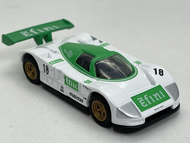 ■★サークルＫサンクス　MAZDA（マツダ） ミニカーコレクション　787B（1/100）（白/緑/KYOSHO）_画像3