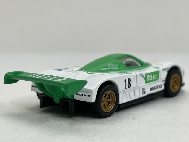■★サークルＫサンクス　MAZDA（マツダ） ミニカーコレクション　787B（1/100）（白/緑/KYOSHO）_画像2