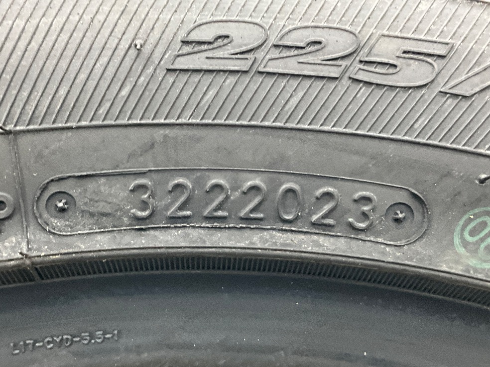 新品タイヤ 処分特価 2本セット 225/55R17 97Q トーヨー OBSERVE GARIT GIZ 冬 スタッドレス 225/55/17 XV b14114_画像4