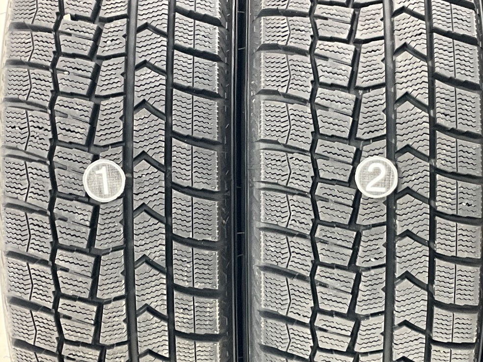 中古タイヤ 4本セット 195/65R16 92Q ダンロップ WINTERMAXX WM02 冬 スタッドレス 195/65/16 ライズ/アテンザ スポーツ b14251_画像3